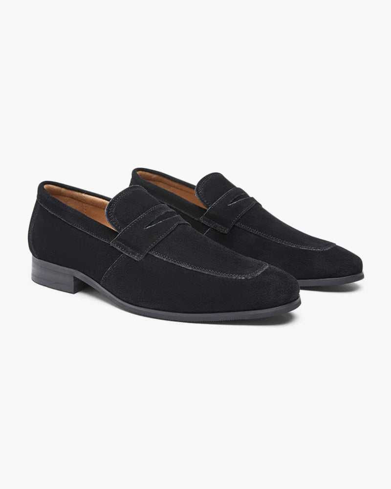 VanVelden™ | Suéde Penny Loafers