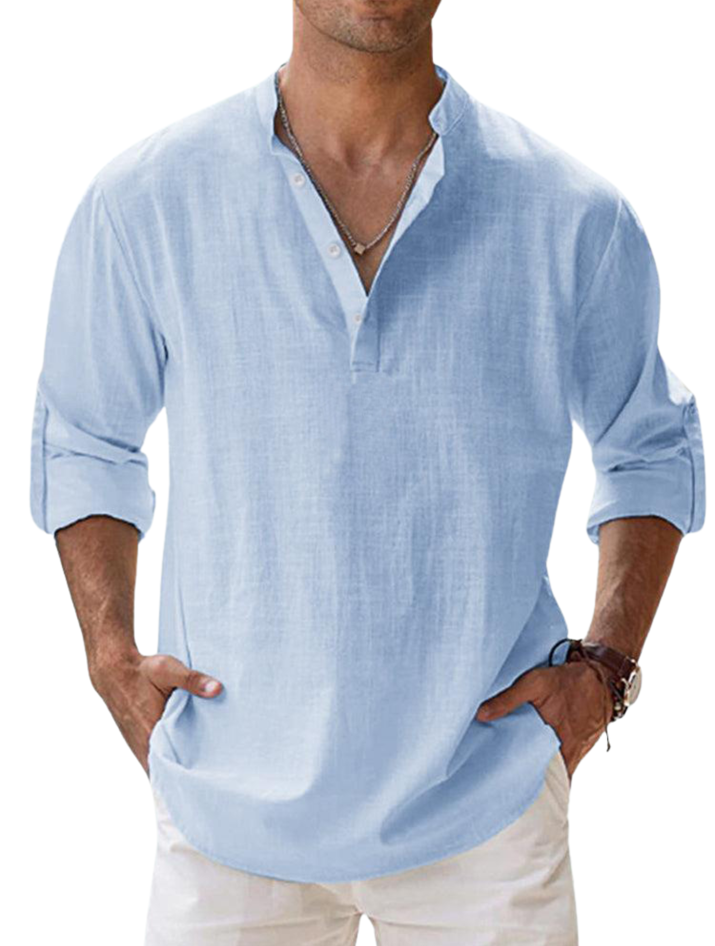 Vincent™ | Casual Shirt met Lange Mouwen