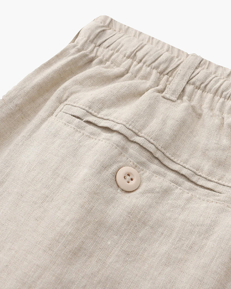 VanVelden™ | Linnen Korte Broek