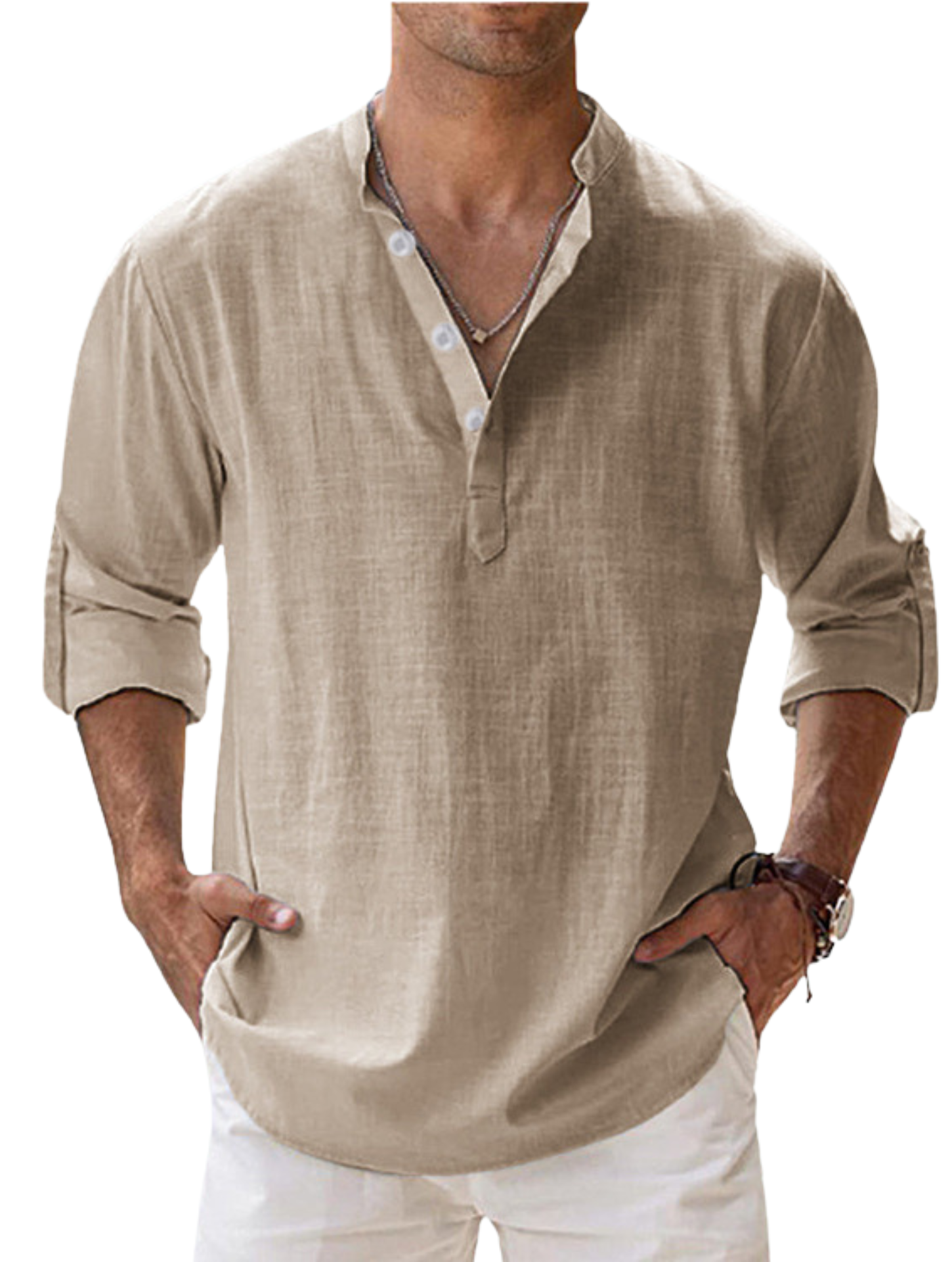 Vincent™ | Casual Shirt met Lange Mouwen