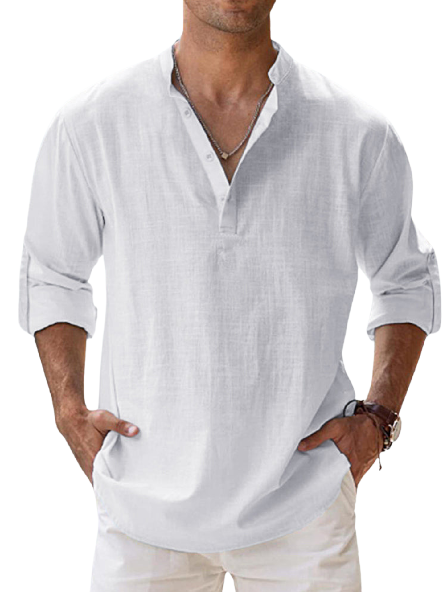 Vincent™ | Casual Shirt met Lange Mouwen