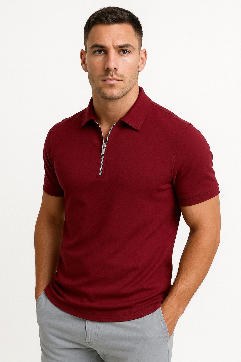 Finn™ | Half Zip Polo Shirt