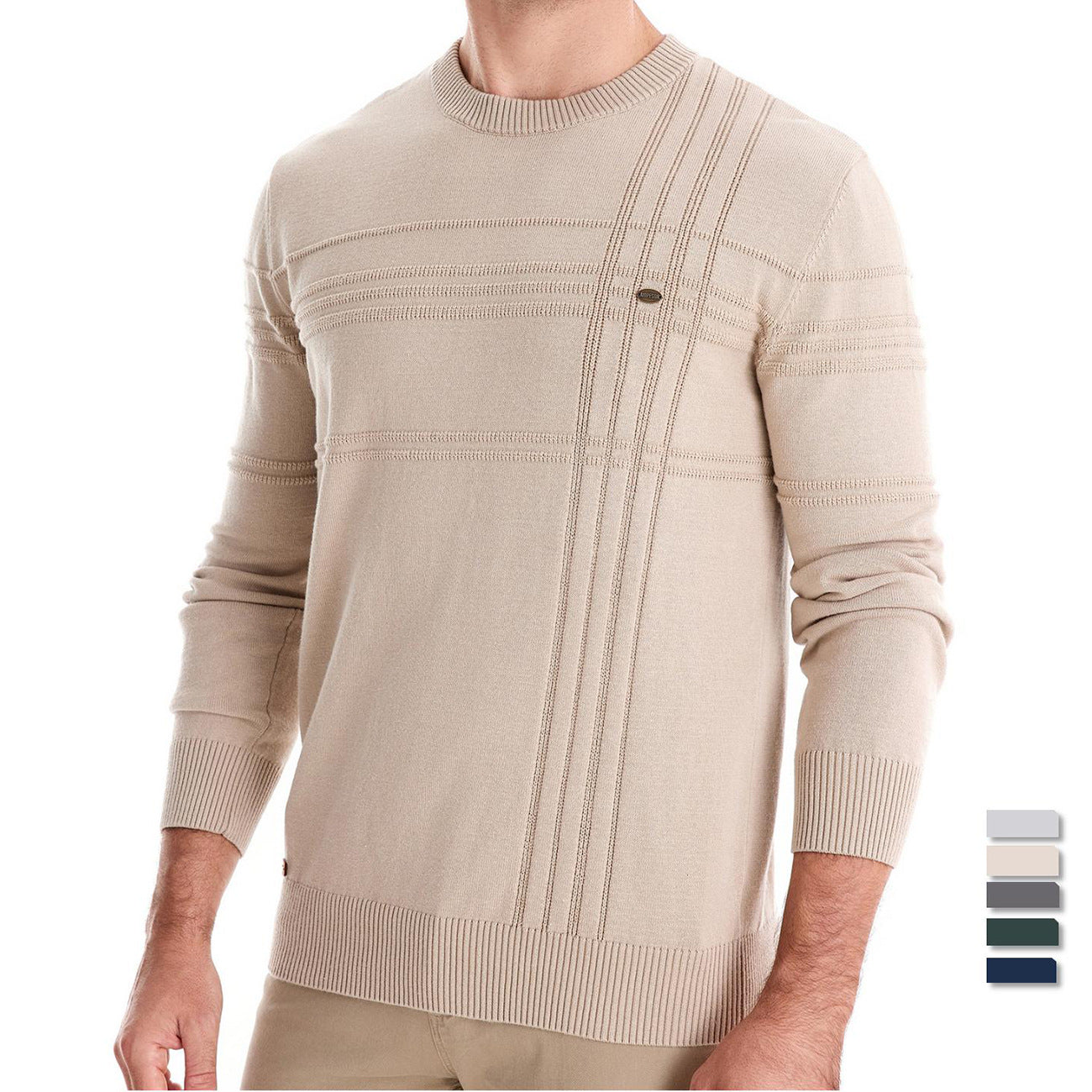 VanVelden™ | Levron Trui Met Borstpatroon