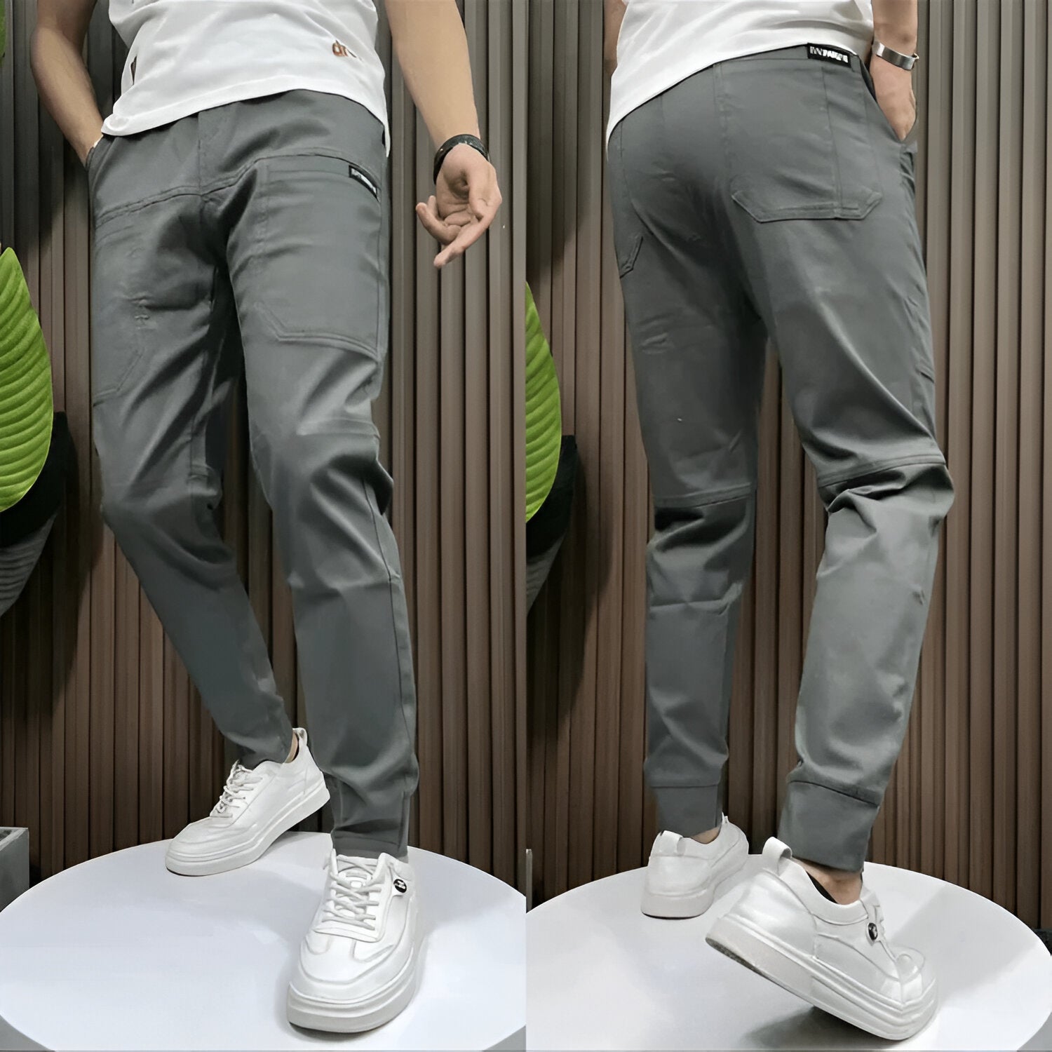 Thomas™ | Premium Elastische Cargo Broek (1+1 GRATIS)