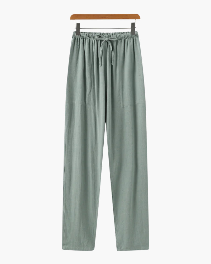 VanVelden™ | Slim Fit Linnen Pantalon