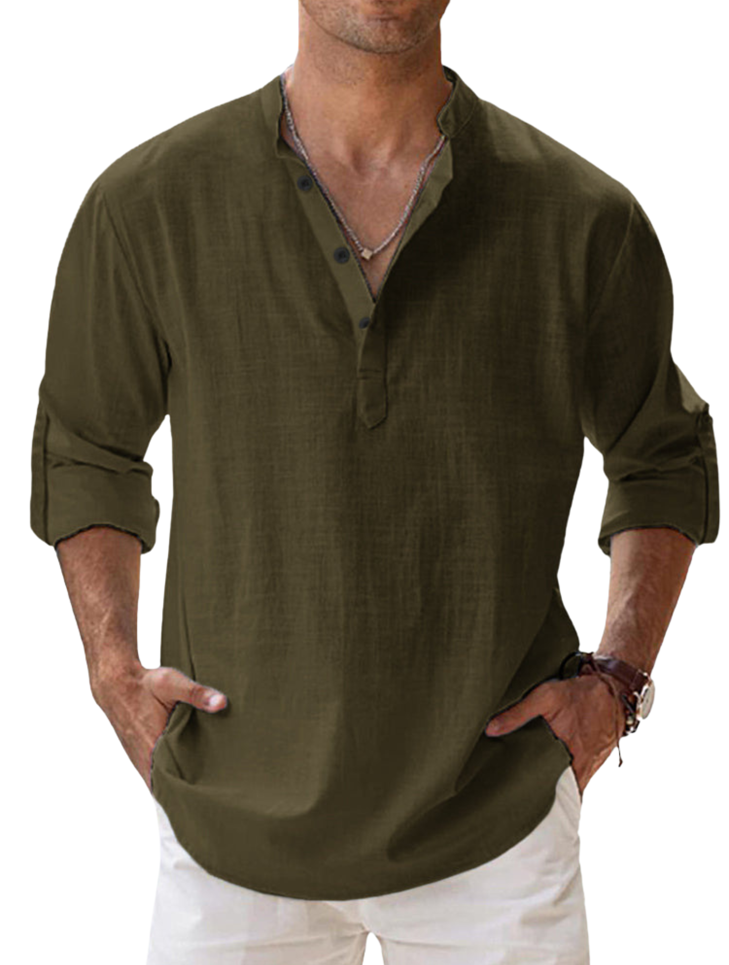 Vincent™ | Casual Shirt met Lange Mouwen