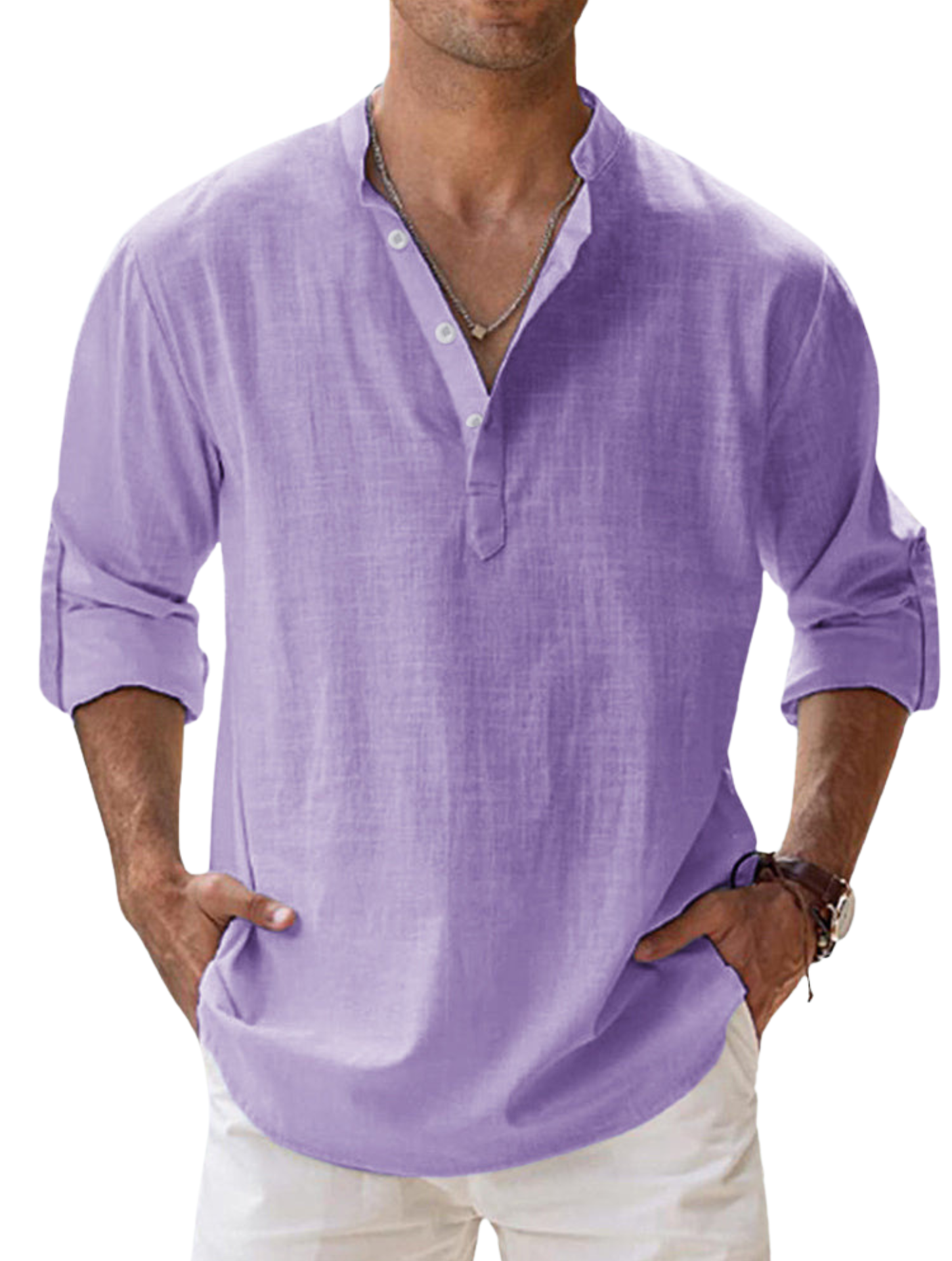 Vincent™ | Casual Shirt met Lange Mouwen