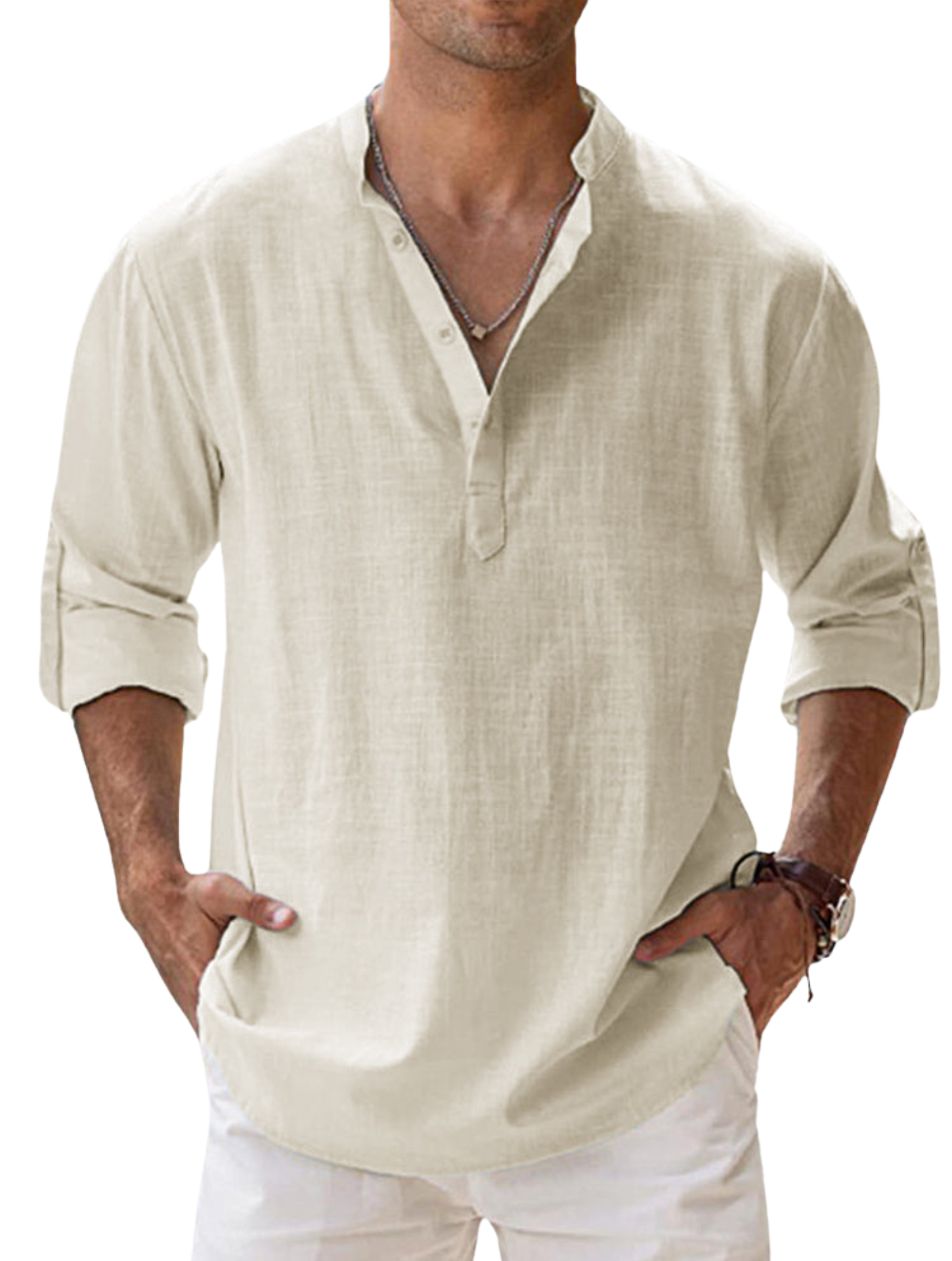 Vincent™ | Casual Shirt met Lange Mouwen