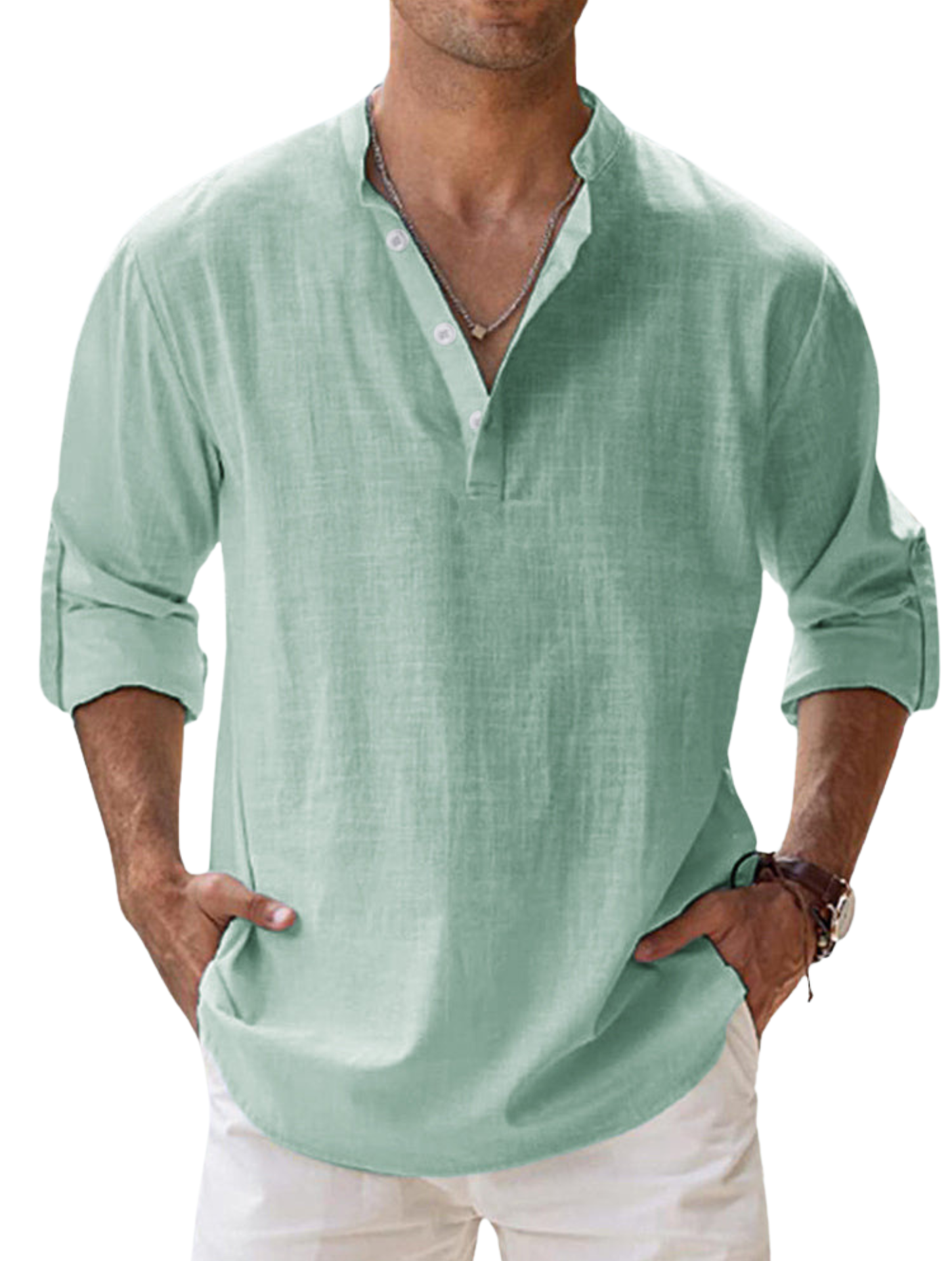 Vincent™ | Casual Shirt met Lange Mouwen