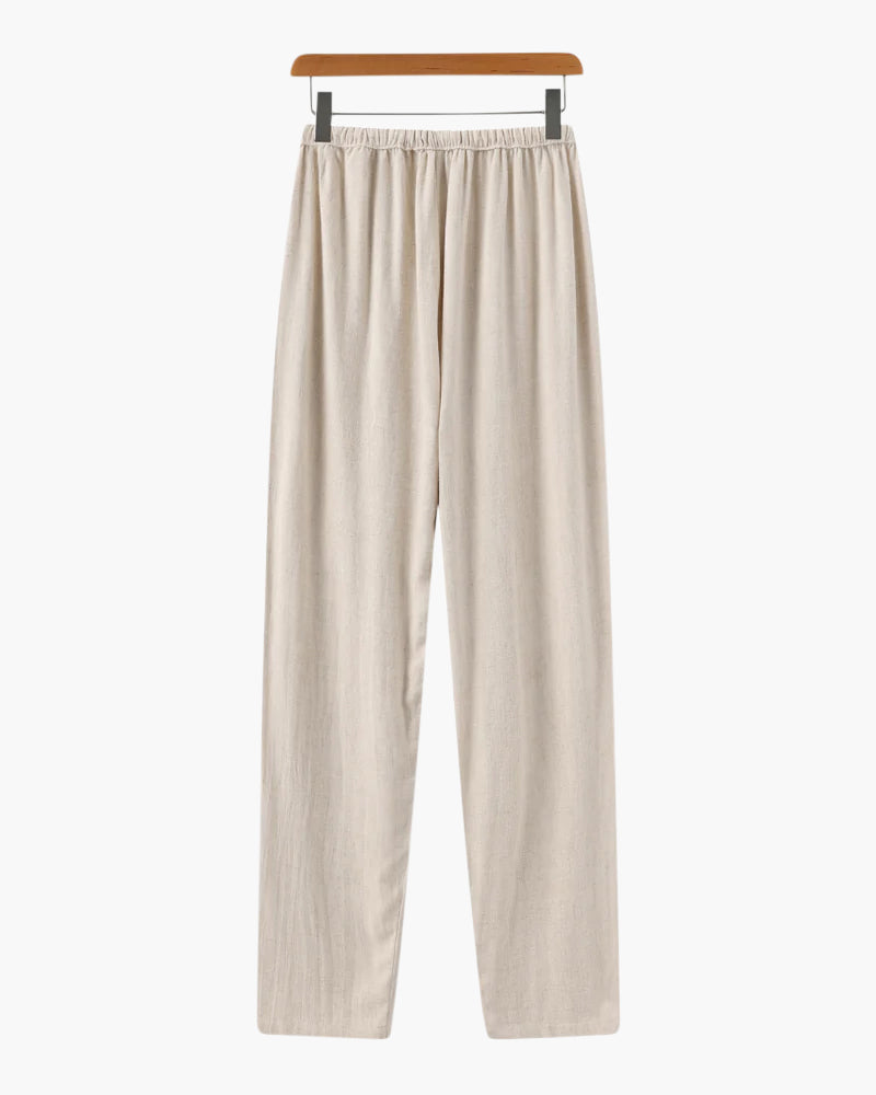 VanVelden™ | Slim Fit Linnen Pantalon