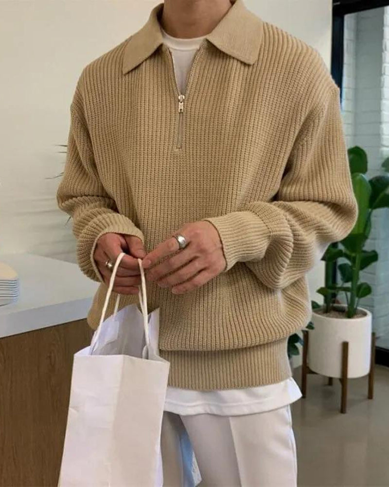 VanVelden™ | Half Zip Trui