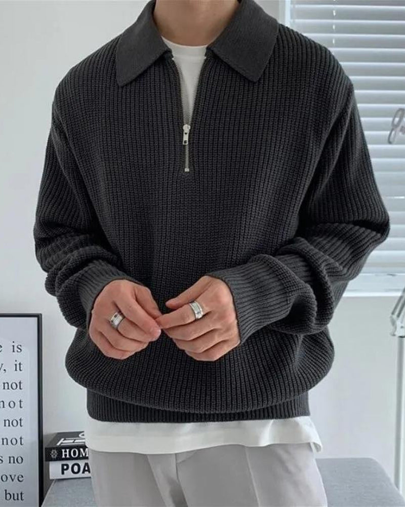 VanVelden™ | Half Zip Trui