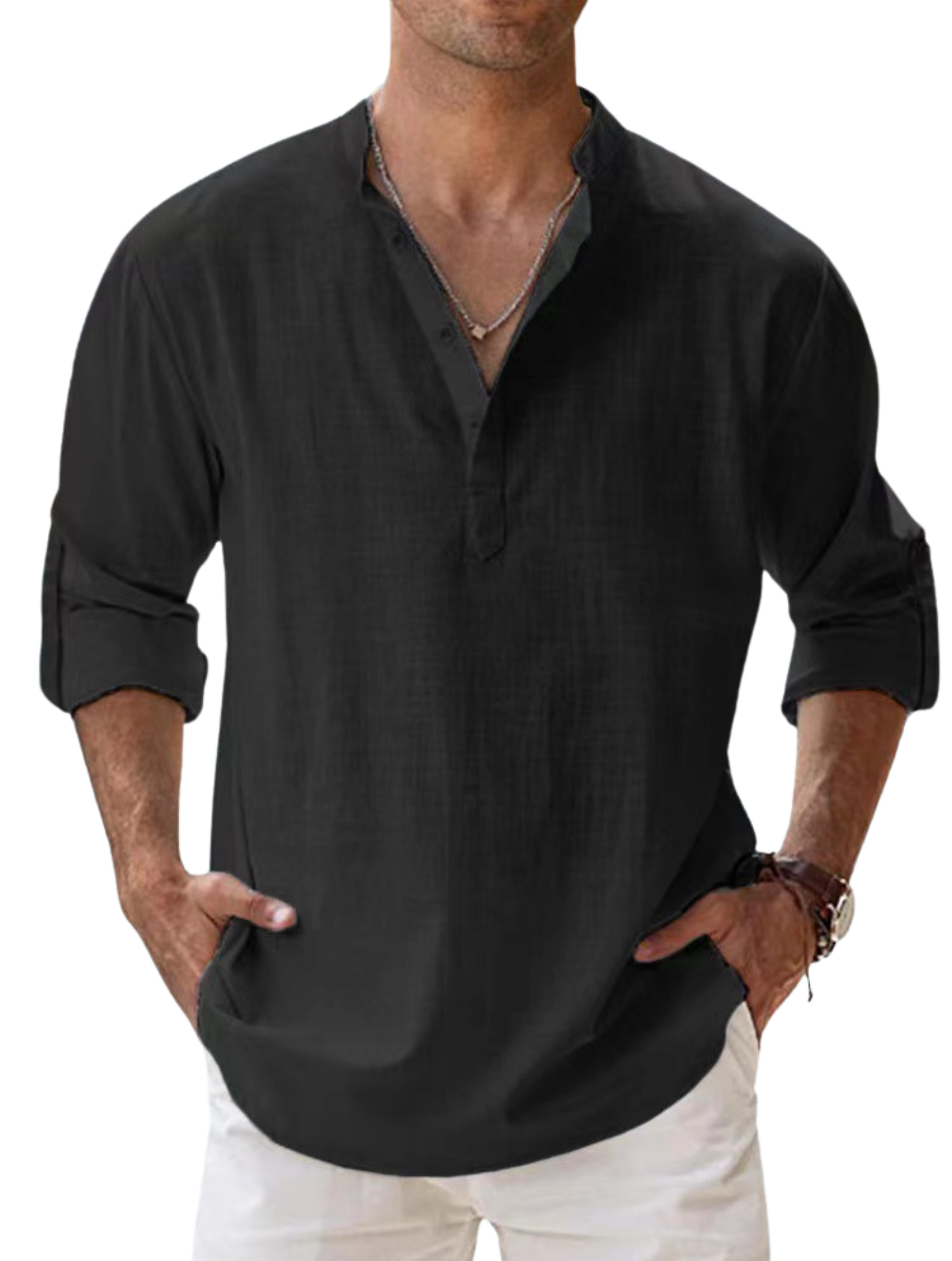 Vincent™ | Casual Shirt met Lange Mouwen