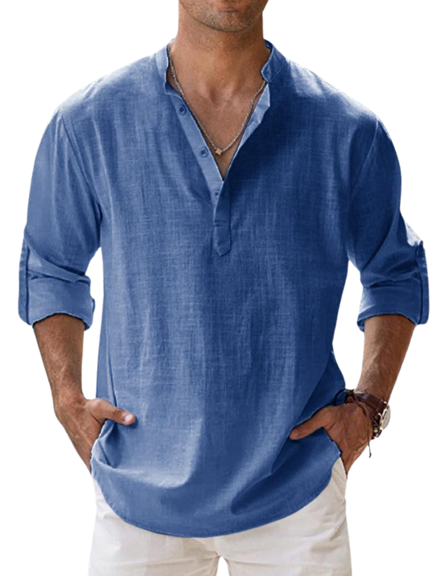 Vincent™ | Casual Shirt met Lange Mouwen